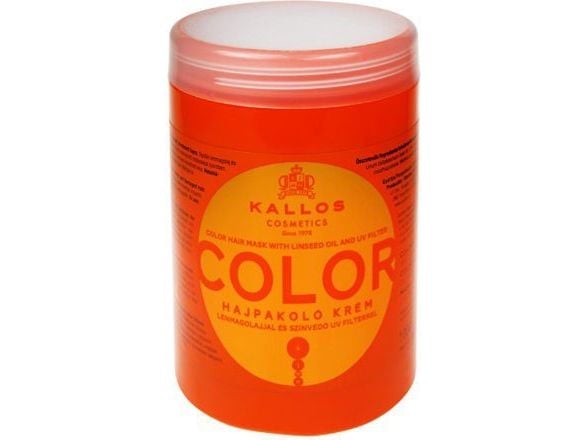 Kallos Kjmn Colour Mask - conditioning og farvebeskyttende maske til farvet hår - 1000 ml