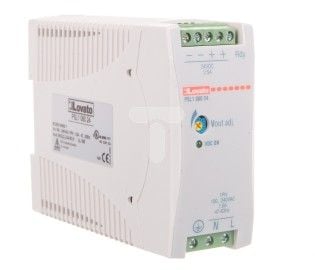 LOVATO Electric Single phase power supply 100-240V AC/24V DC 60W 2,5A (modular)