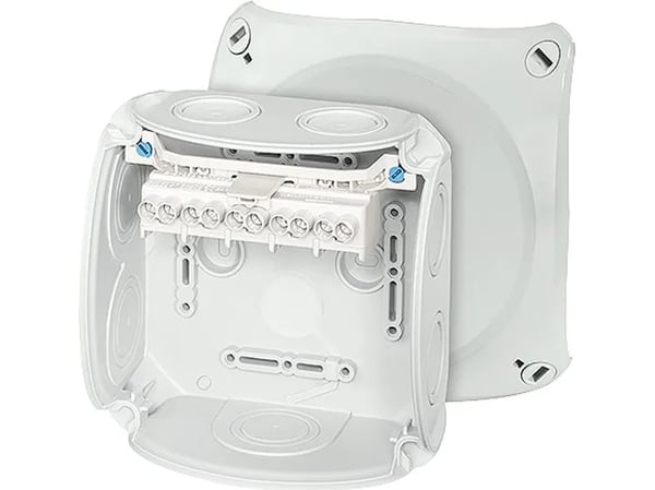 Hensel liitäntärasia 130x130x77 5x6mm2 CU IP66 harmaa DK 0606 GZ (62000154)