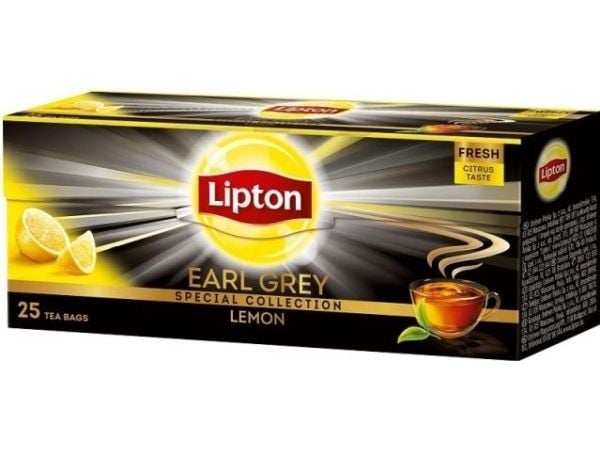 Lipton Earl Grey Lemon svart te Lemon 25