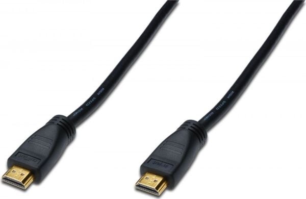 ASSMANN HDMI High Speed - HDMI-kaapeli - HDMI (uros) HDMI (uros) - 15 m - kaksoissuojattu - musta