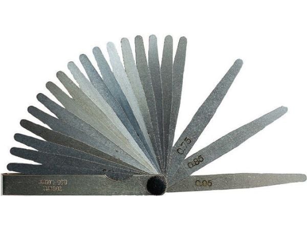 Gimex slissemåler 100 mm 0,05 - 1 mm (318.020) 20 stk.