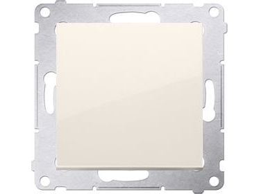 Kontakt-Simon DP1A.01/41, Painikekytkin, Muovi, Valkoinen, IP20, IP44, 250 V, 16 A
