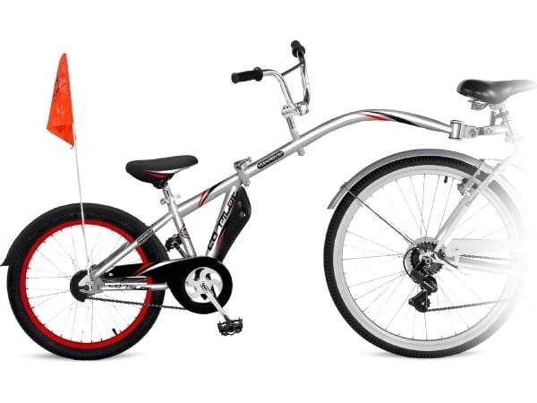 WeeRide sykkeltilhenger Co-Pilot sølv