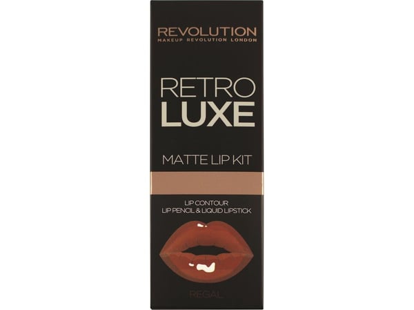 Makeup Revolution Retro Luxe kit – matt läppstift + konturpenna