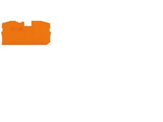 WAGO Inner end plate orange 36.5x73mm - 2016-1292