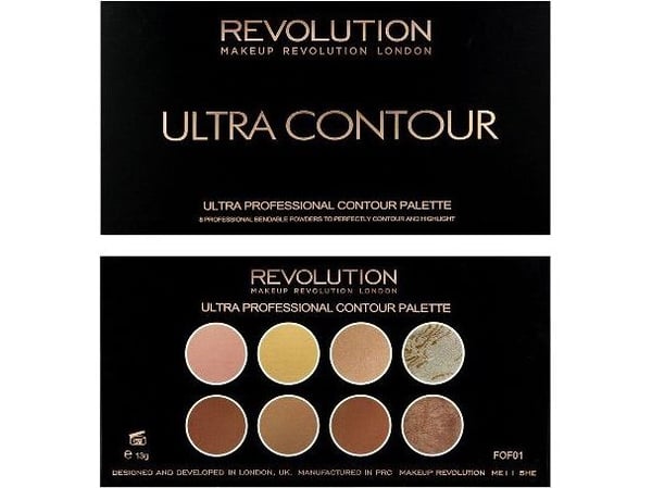 Makeup Revolution Ultra Contour Palette kasvojen muotoiluun 13g