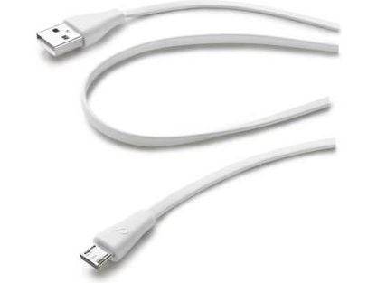 Cellularline 8018080190919, 1 m, USB A, Micro-USB B, Hvit
