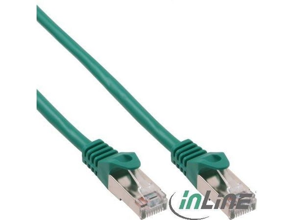 InLine 72550G, 0,5 m, Cat5e, SF/UTP (S-FTP), RJ-45, RJ-45, Grønn