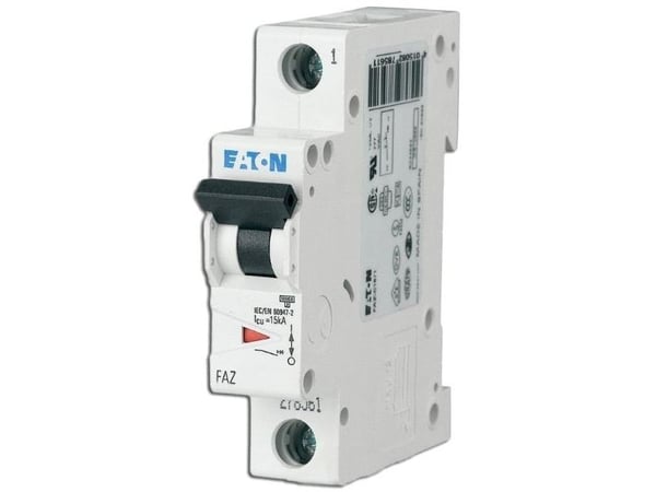 Eaton Miniatyrbrytare FAZ-Z0.5/1 1P Z 0.5A 15kA 278617