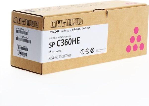 Ricoh 408186, 5000 sivua, Magenta, 1 kpl