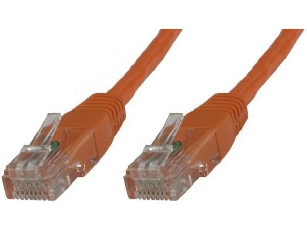 MicroConnect - Nettverkskabel - RJ-45 (hann) til RJ-45 (hann) - 20 m - UTP - CAT 6 - formstøpt, flertrådet - oransje