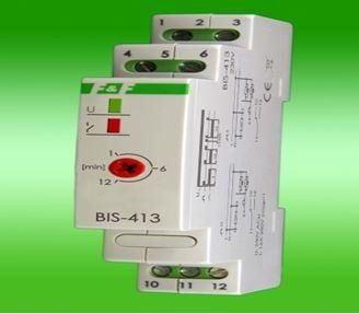Impulssirele aikakytkimellä 16A 230V AC 1P BIS-413 BIS-413