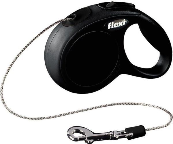 TRIXIE Uusi CLASSIC XS 3 m Sort Hund Fleksibel hundesnor hundesnor