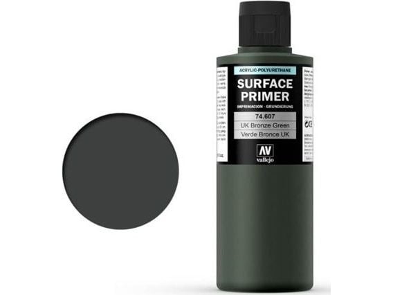 Vallejo 74.607, Grunning, Metall, Plastikk, Polyvinylklorid (PVC), Ferdigmikset, Messing, Metall, Plastikk, Tre, Grønn, Matt