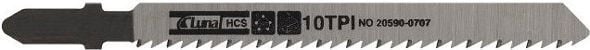 Luna stikksagblader T101D HCS for tre og plast, slipt, konisk rygg 75 mm - 205900905