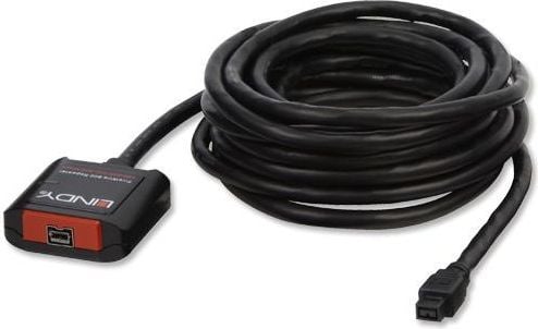 Lindy 32918, FireWire 800 (IEEE 1394b), 9-p, 9-p, Sort, Hankjønn/hunkjønn, 5 m