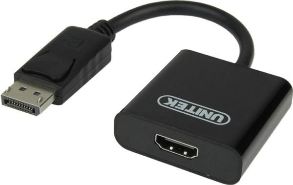 Unitek - Video adapter - DisplayPort hann til HDMI hunn