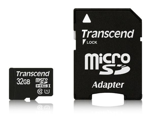 Transcend - Flashminnekort - 32 GB - UHS Class 1 / Class10 - microSDHC