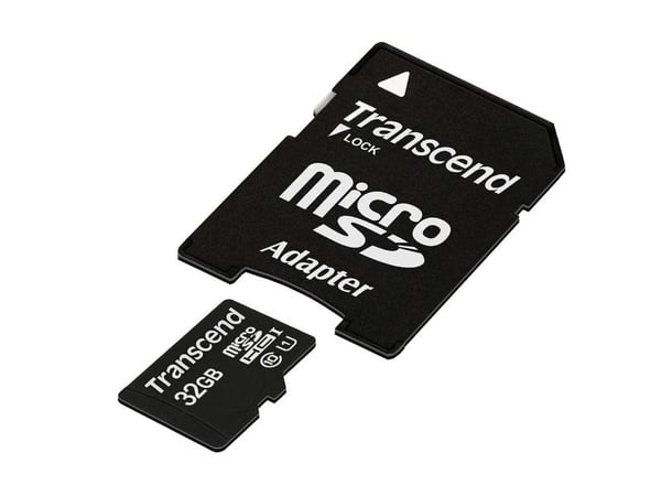 Transcend - Flashminnekort - 32 GB - UHS Class 1 / Class10 - microSDHC