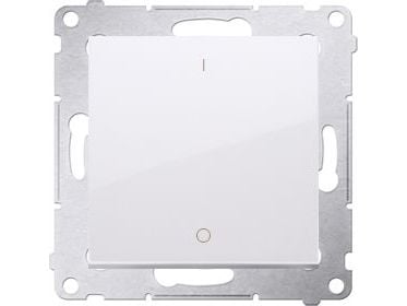 Kontakt-Simon DW2A.01/11, Muovi, Valkoinen, IP20, IP44, 250 V, 16 A, 75 mm