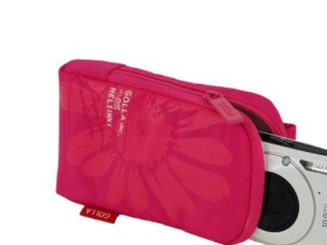 Golla Nicole G1358 - Kameralaukku - nylon, polyesteri - vaaleanpunainen