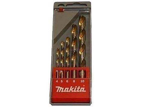 Makita bor til metall HSS sylindrisk 4,5,6,8,10 mm sett (D-30514)