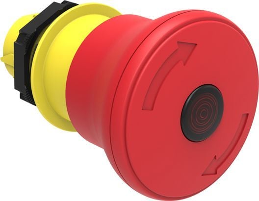 Lovato Electric nødstoptrykknapp rød med belysning (LPCBL6644)