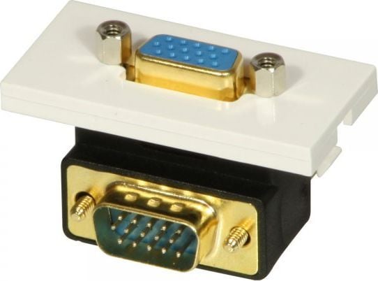 Lindy 60513, VGA, VGA, Sort, Hvit