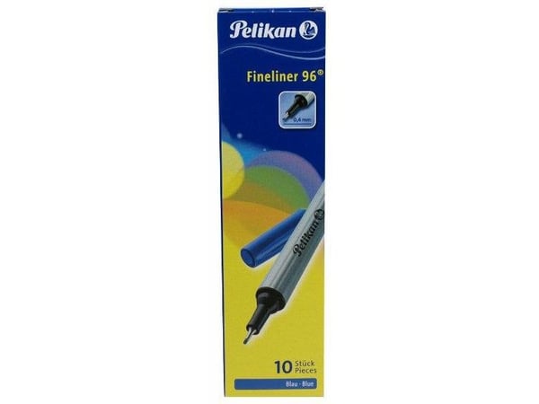 Pelikan 943167, Blå, Sølv, 0,4 mm, Fint, Metall