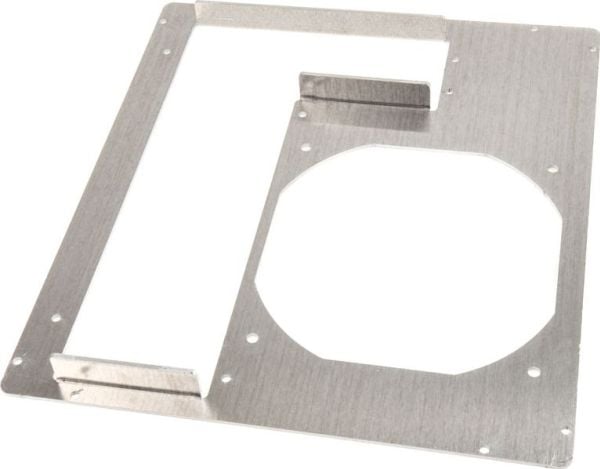DimasTech bakpanel Mini-ITX, 2 portar – aluminium