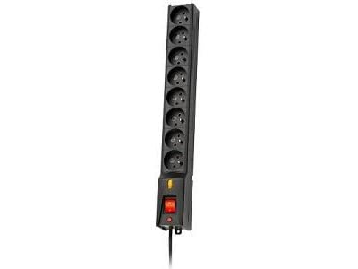 LESTAR 1966004062, 5 m, 230 AC-pistorasia(a), Sisätila, Musta, 230 V, 50 Hz