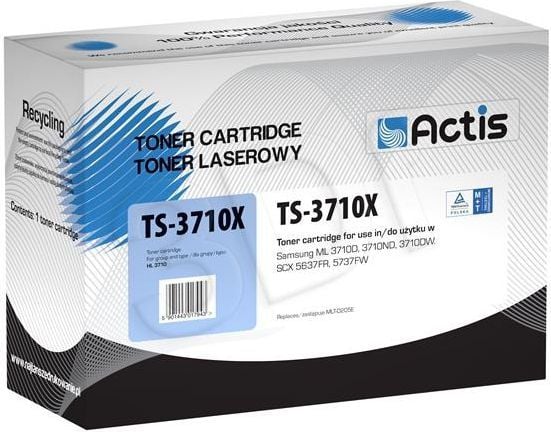 Actis TS-3710X, 10000 sider, Sort, 1 stykker