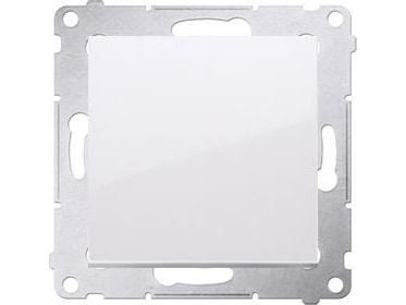 Kontakt-Simon DP1A.01/11, Painikekytkin, Muovi, Valkoinen, IP20, IP44, 250 V, 16 A