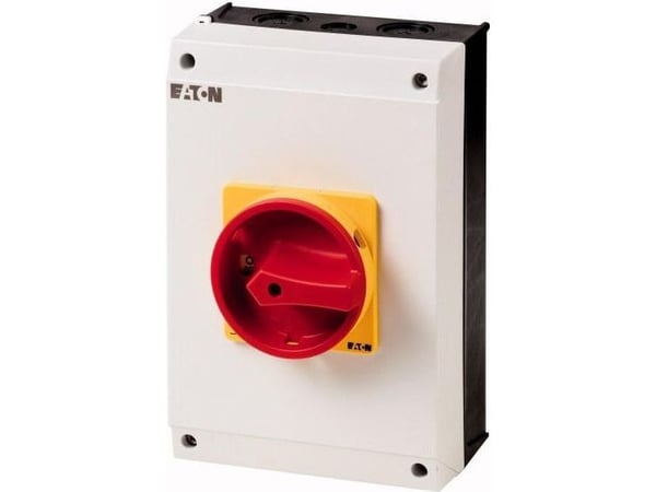 Eaton T5B-4-15682/I4/SVB, Vipukytkin, 6P, Punainen, Valkoinen, Keltainen, IP65, 160 mm, 204 mm