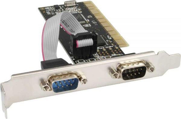 InLine-grensesnittkort, 2x 9-pinners seriell, PCI (66636I)