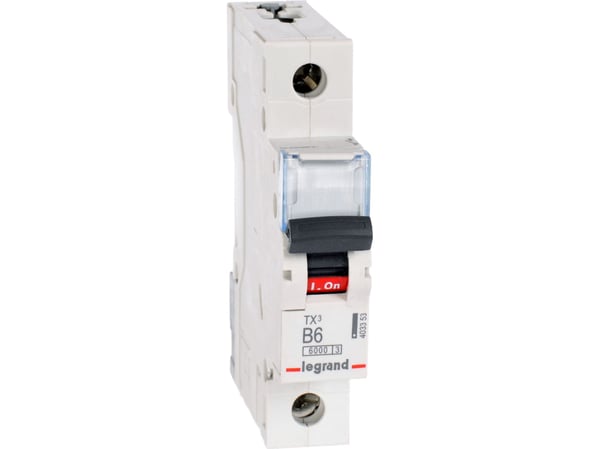 Legrand TX3, Pienoiskatkaisija, Tyyppi B, IP20, 240 - 415 V