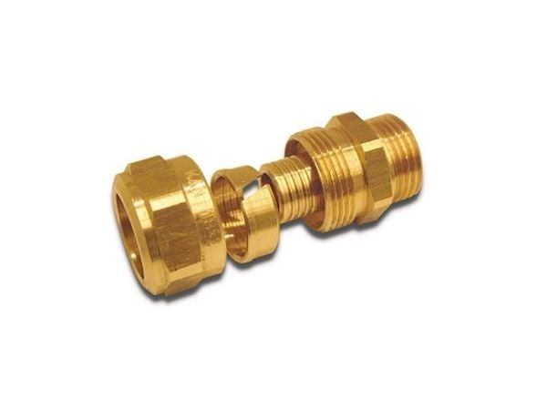 KAN-therm skruekobling 25x3,5 G3/4" med utvendig gjenge - 9001.90