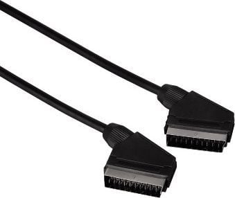 Hama 00011951, 1,5 m, SCART (21-pin), SCART (21-pin), Svart, Hane/hane-kontakt
