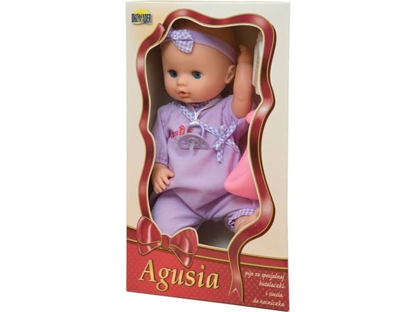 Dromader dukke Agusia som drikker og tisser - 00382