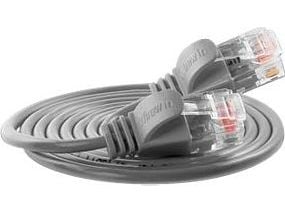 KAT6 Lightpatch kabel rund, U/UTP, Ø 2.8mm, grå