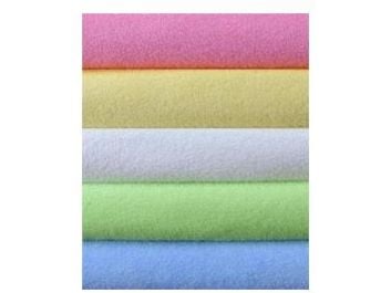 Matex ikke-absorberende laken 120x60 med strikk - blå frotté (MT0107)