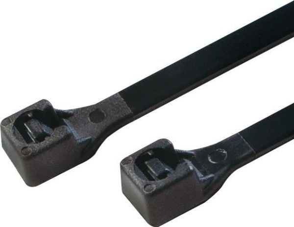 LogiLink KAB0004B, Tikkaiden kaapelinippu, Nylon, Musta, V2, 300 mm, 3,4 mm