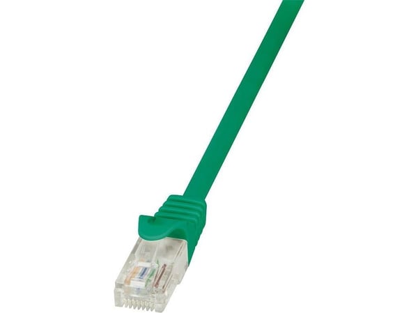LogiLink EconLine - Koblingskabel - RJ-45 (hann) til RJ-45 (hann) - UTP - CAT 6 - grønn