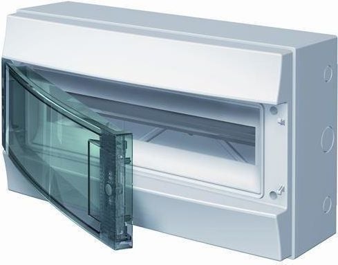 ABB MISTRAL65 el-central med genomskinliga dörrar 18M med N+PE-skena (1SLM006502A1203)