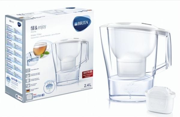 Brita Aluna Cool, Krukke, 2,4 l, Gjennomsiktig, Hvit