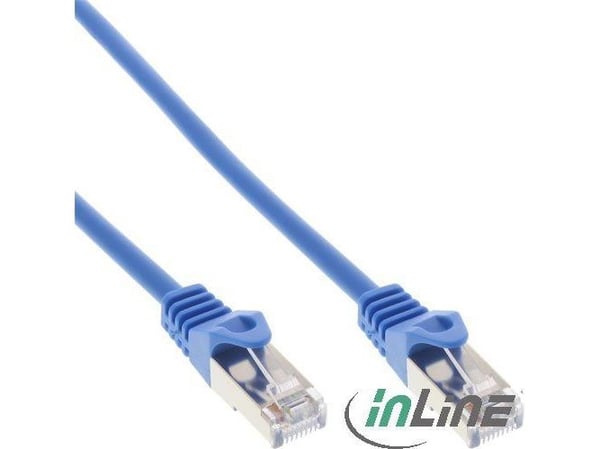 InLine 72511B, 1 m, Cat5e, SF/UTP (S-FTP), RJ-45, RJ-45