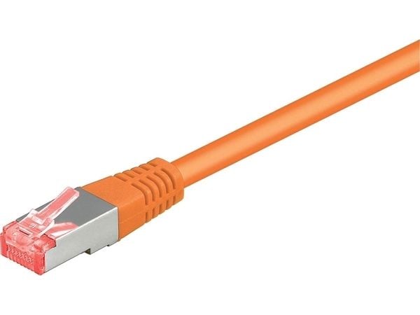 Goobay CAT 6-5000 SSTP PIMF 50.0m, 50 m, Oransje