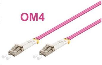 Lynx CS Fiber Optic Patch Cord 50/125, OM4, SC-LC, 5m (DPX-50-LC/SC-OM4-5)