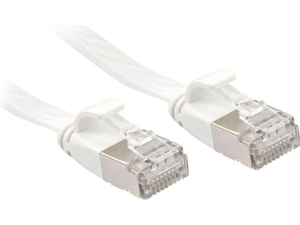Lindy 47544, 5 m, Cat6a, U/FTP (STP), RJ-45, RJ-45, Hvit